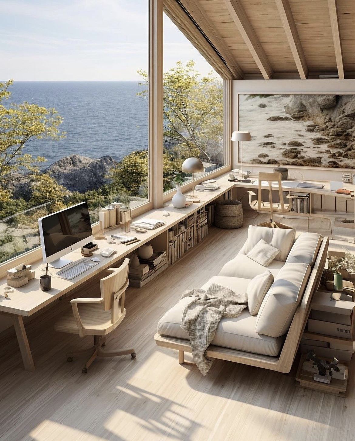 Villa moderna vista mare